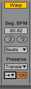 shortening drum hits