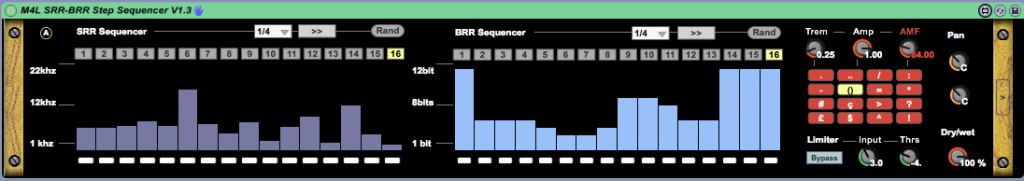 SRR BRR step sequencer