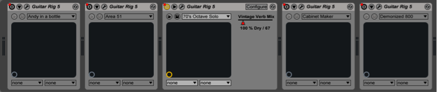 guitar rig ableton live