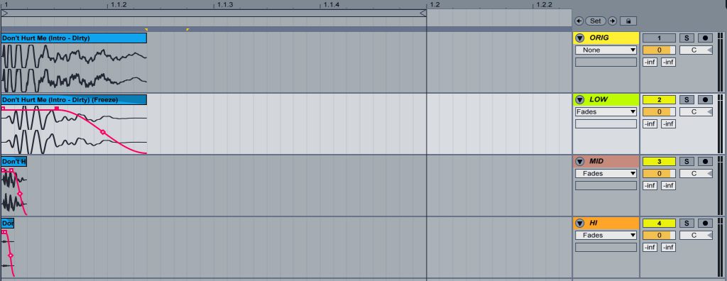 Tutorial: Fades and EQ isolate the kick