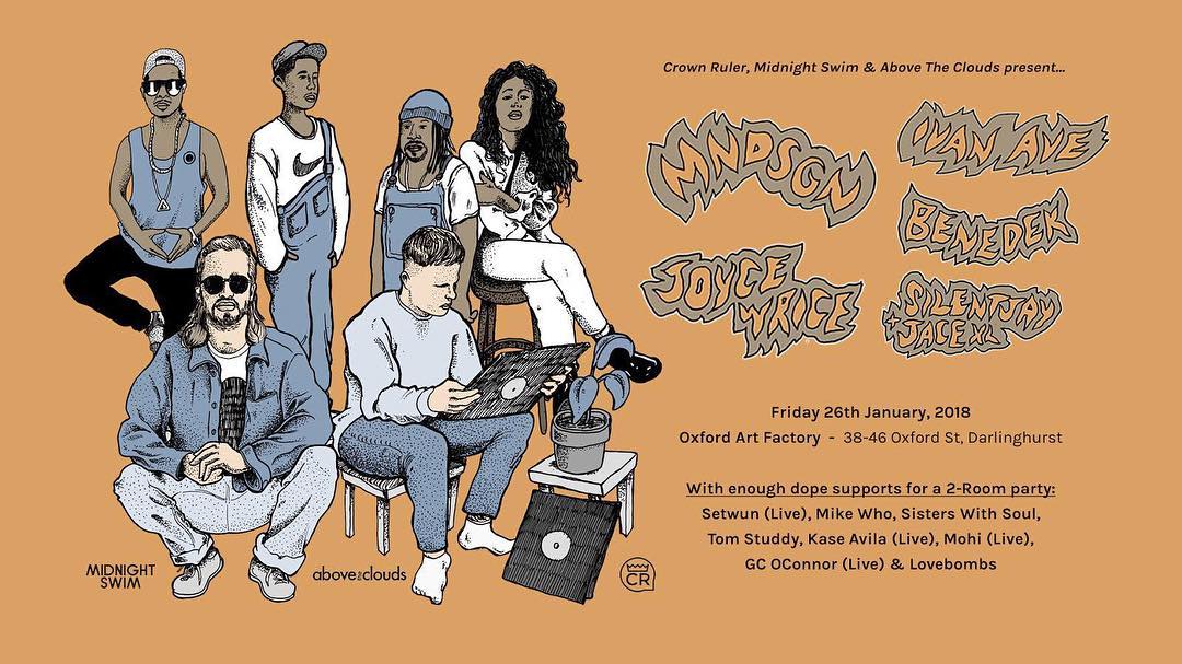 MNDSGN Ivan Ave Jace XL Silentjay alongside Liveschool's Josh & Nadine