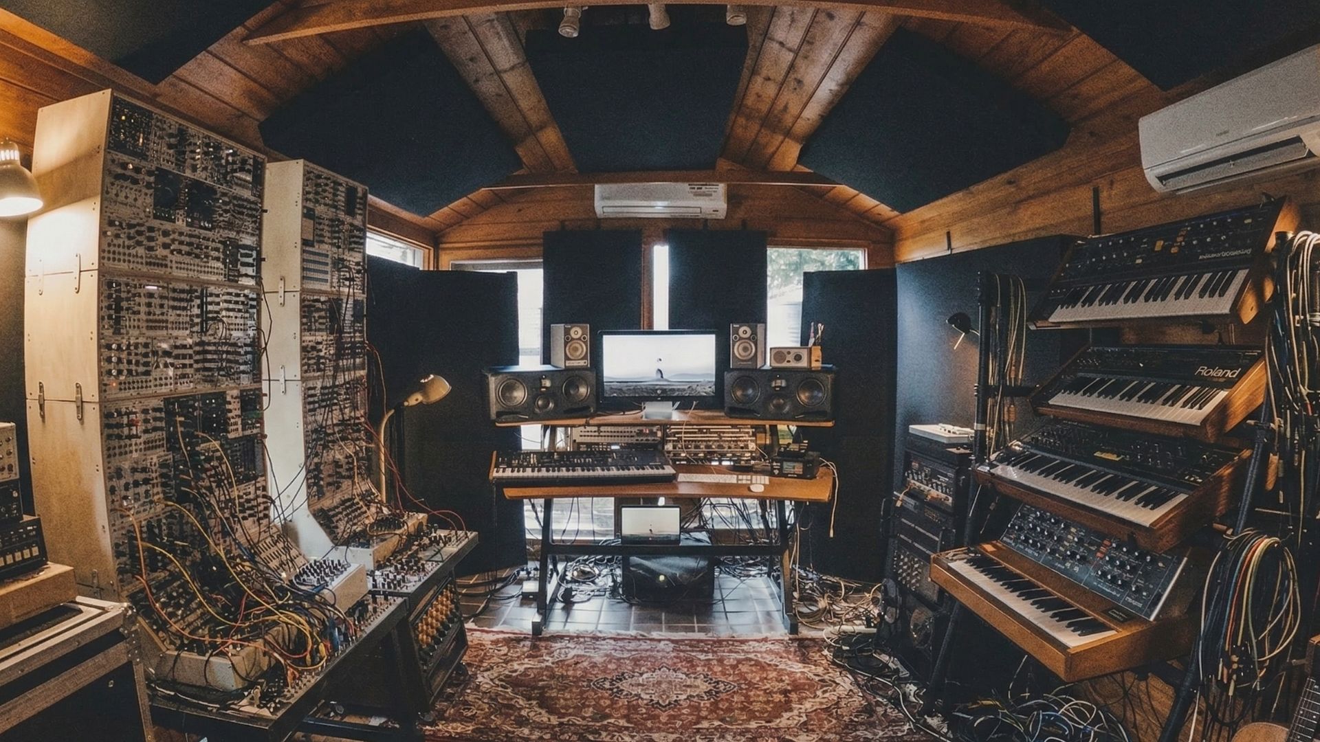 Royalston's music production studio
