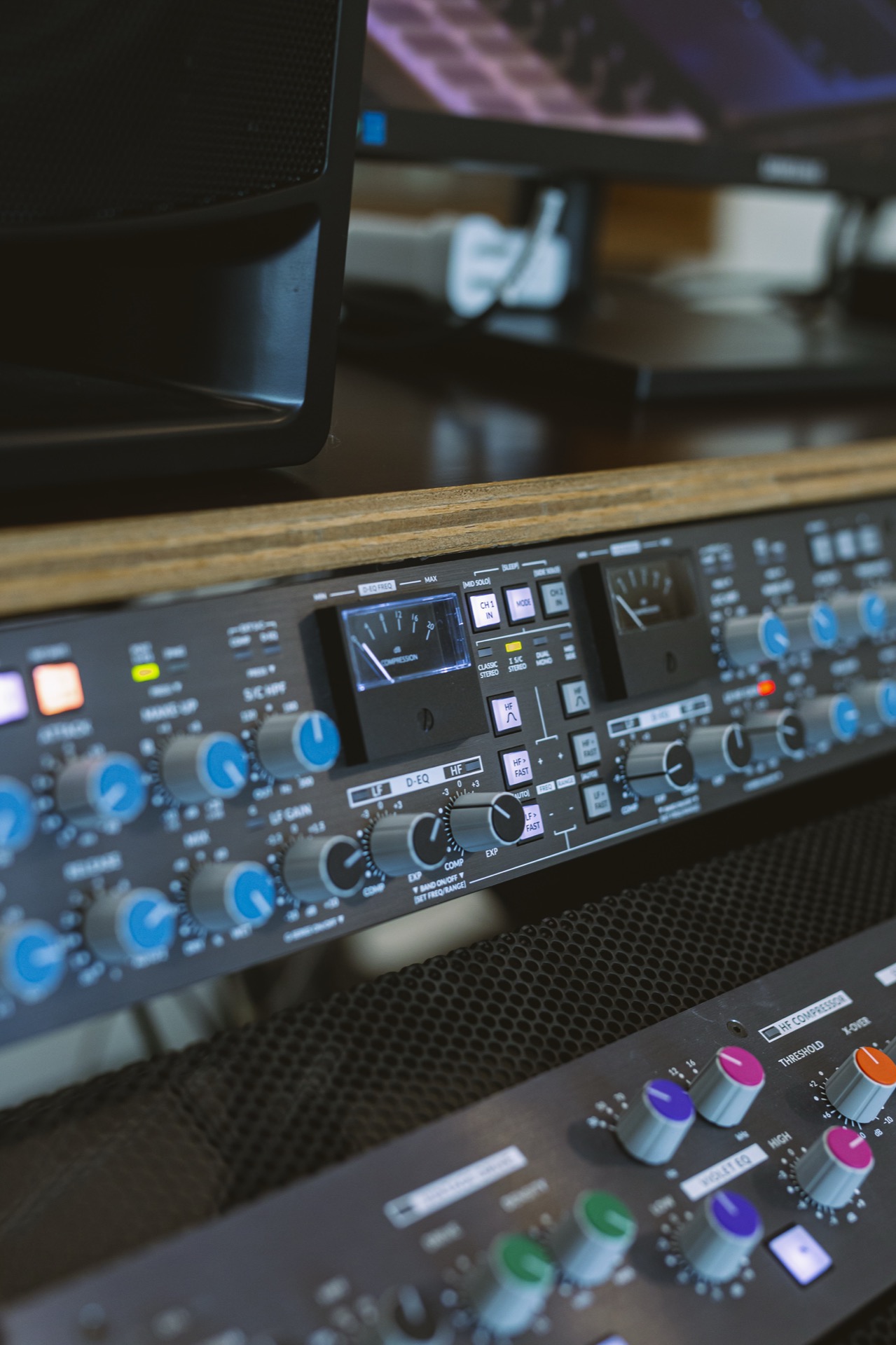 SSL Fusion and SSL The Bus+ audio processors