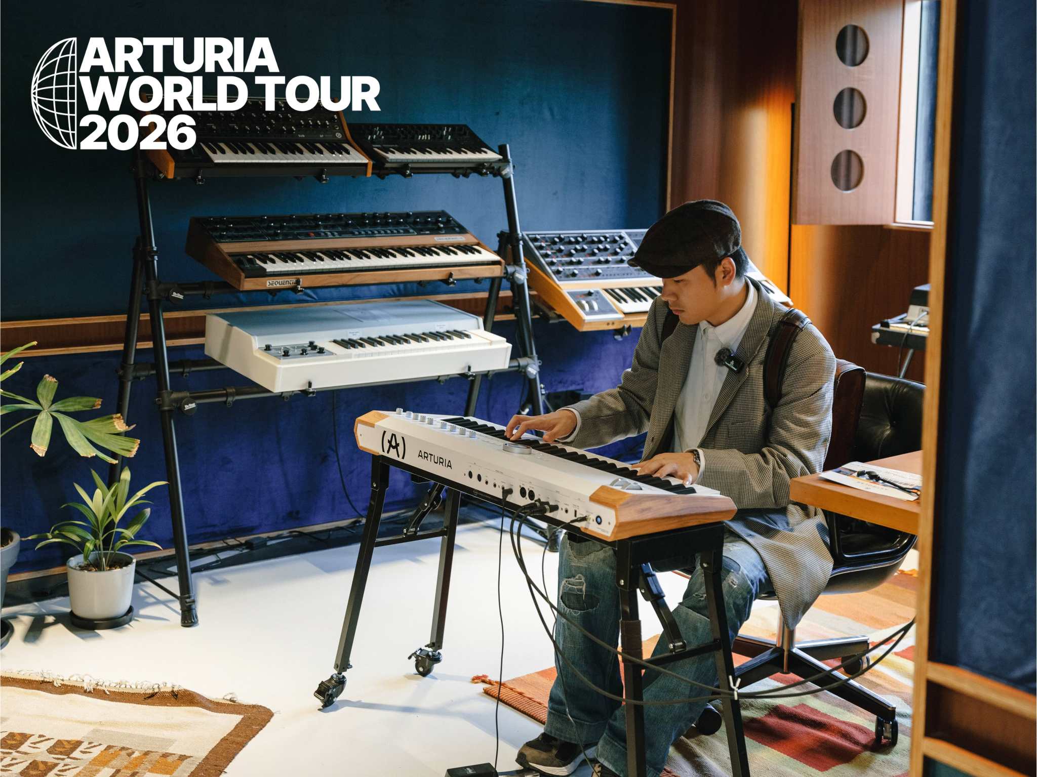 Arturia synthesiser demo at Liveschool Sydney.