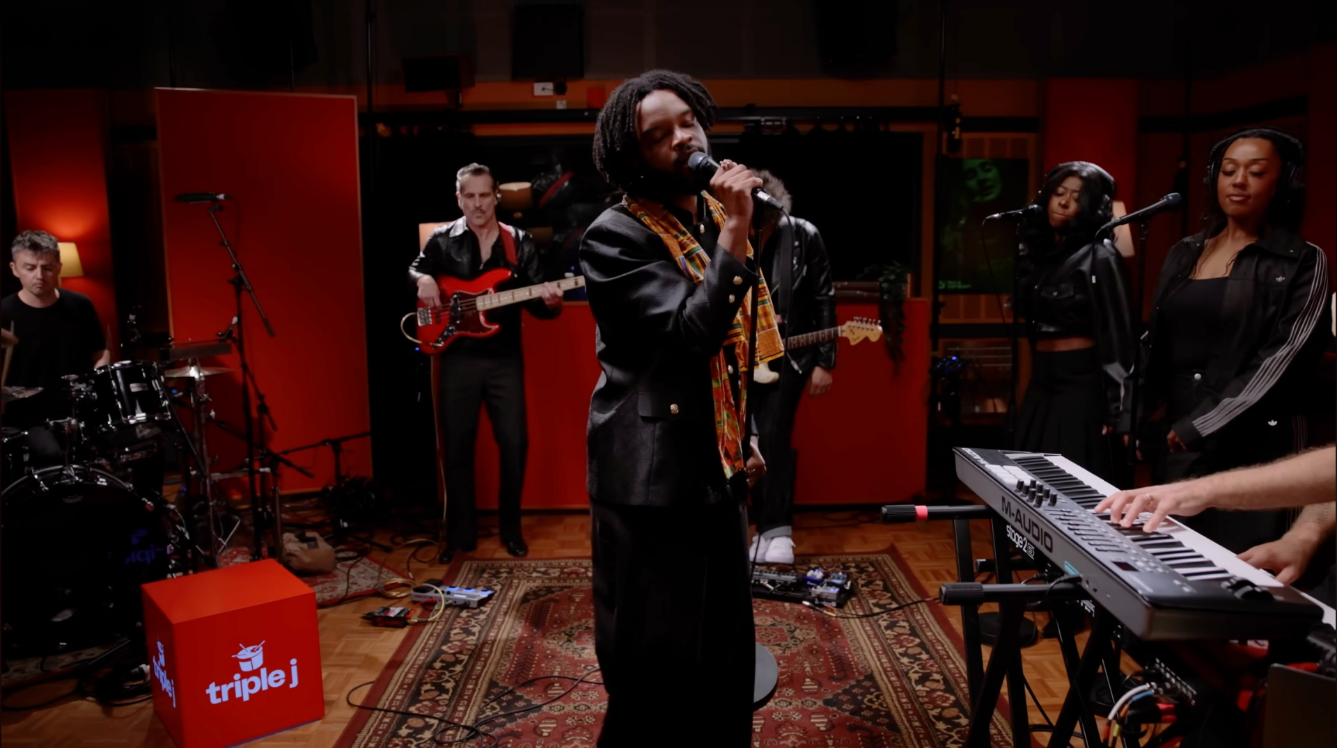 Touch Sensitive Plays bass for Genesis Owusu at Like A Version, Triple J
